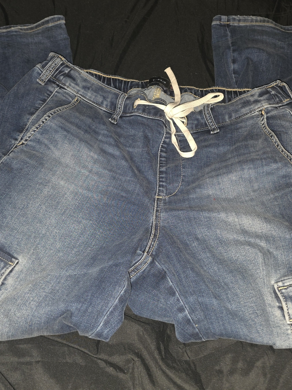 torrid Blue Denim Jogger Jeans with Drawstring 1X Regular
